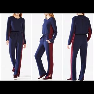 NEW BCBG MAX AZRIA DARK NAVY JUMPSUIT SZ XS $298